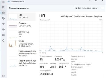 Ноутбуки: Ноутбук, Lenovo, 16 ГБ ОЗУ, AMD Ryzen 7, 15.6 ", Новый, Игровой, память SSD — 4