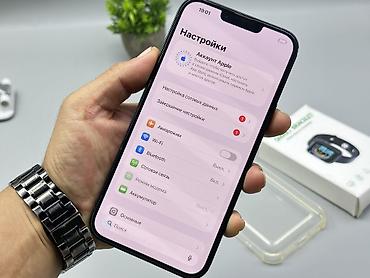 Уюлдук телефондор жана аксессуарлар: IPhone 14 Plus, Колдонулган, 128 ГБ, Көк, Коргоочу айнек, Каптама, 84 % — 9