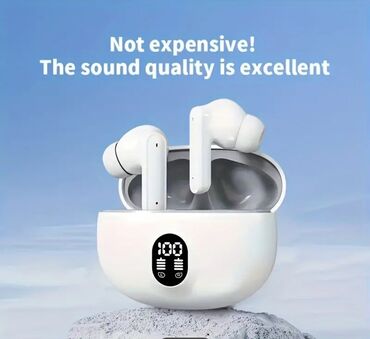 simli qulaqlıq: Yeni Simsiz (Bluetooth) Qulaqcıqlar, rəng - Ağ