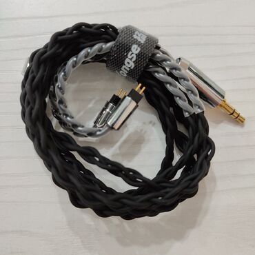 штекер для наушников с микрофоном: Кабель 2 Pin 0.78 mm 3,5 мм и Type-C Bibo Прочные кабели для
