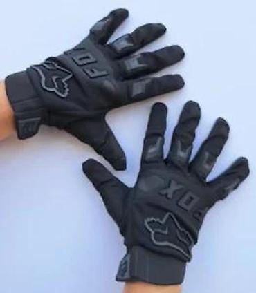 Oprema za bicikliste: Moto rukavice FOX – crne, celo-prstne - Namenjene za motociklizam — 2