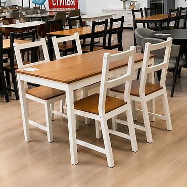 study table: Кухонный стол и стул, Новый, В рассрочку, Бесплатная доставка — 2
