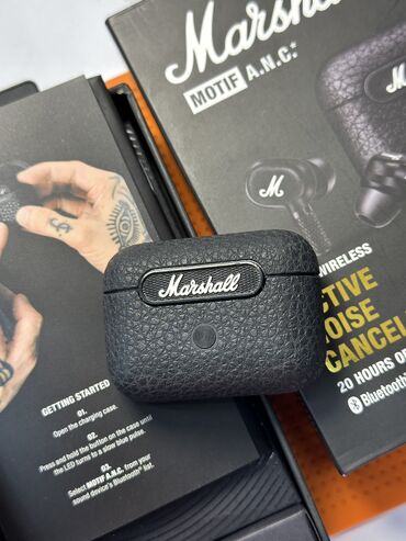 наушники marshall major black: Вакуумные, Marshall, Б/у, Беспроводные (Bluetooth), Для переговоров