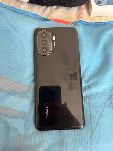 huawei pad: Huawei Nova Y70, 128 GB, rəng - Qara, Düyməli, Barmaq izi, Face ID