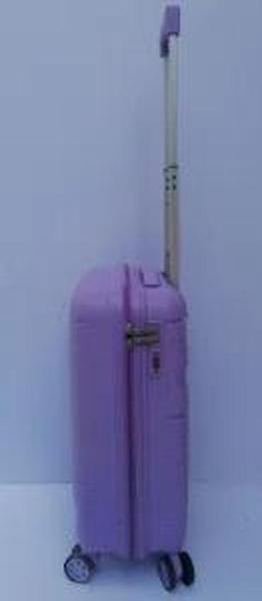 Putni koferi i torbe: Tvrdi kofer na točkiće – ljubičasti - Materijal: tvrda plastika (ABS — 19