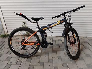 BMX velosipedlər: 29-luq BMX/MTB tipli velosiped. Velosipedə səhərlər inşaatçılarda — 1