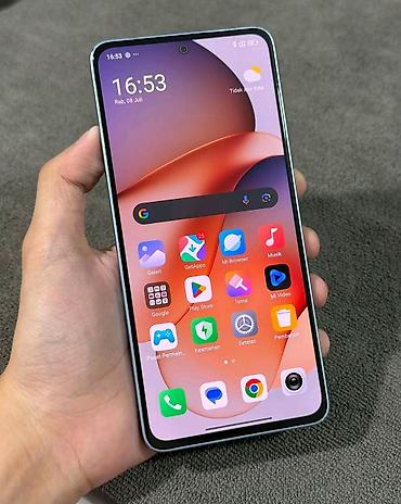 Мобильные телефоны и аксессуары: Redmi Note 13, 256 ГБ, цвет - Серебристый, Две SIM карты — 2