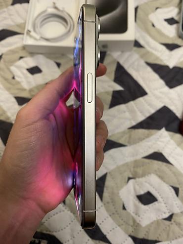 Apple iPhone: IPhone 15 Pro, Б/у, 512 ГБ, Natural Titanium, Коробка — 5