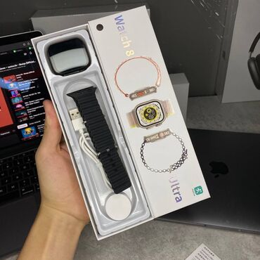 белый smart: Smart-часы Watch 8 Ultra | Гарантия + Доставка Мы находимся в центре