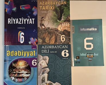 Azərbaycan dili: 6-cı sinif üçün dərslik və vəsaitlər Dərslik olan 10 kitabın hər