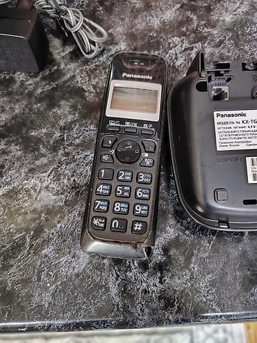 simsiz rabitə: Stasionar telefon Panasonic, Simsiz, İşlənmiş, Ünvandan götürmə — 2