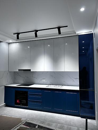 Кухонные гарнитуры: Кухонный гарнитур, цвет - Белый, ДСП — 11