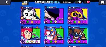 Digər oyun və konsollar: Brawl Stars hesabı – yüksək səviyyəli, geniş kolleksiya - Kupa yolu — 2