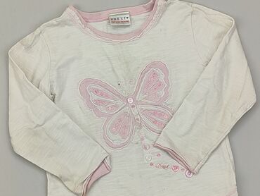 biała bluzka na grubych ramiączkach: Bluzka, 1.5-2 lat, 86-92 cm, stan - Zadowalający