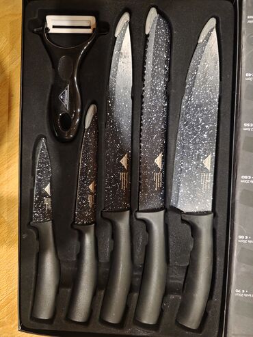 arshia столовые приборы: Mercury 6 parça bıçaq dəsti + soyucu Dəstdə olanlar: - 20 sm aşpaz