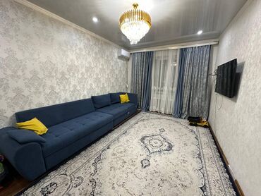 жалал абад недвижимость: 2 бөлмө, 54 кв. м, 106-серия жакшыртылган, 9 кабат, Дизайнердик ремонт