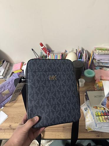 Личные вещи: Барсетка, Michael Kors, Материал: Комбинированный материал, Оригинал, Новый — 3