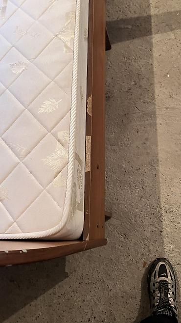 Односпальные кровати: Односпальная кровать, Б/у, С матрасом, длина - 195 см — 8