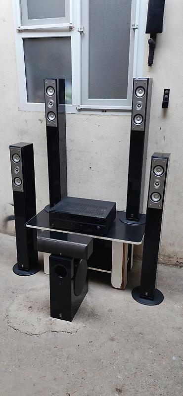 тв бокс в баку: 5.1 ev kinoteatrı akustika dəsti + AV resiver Komplekt: - 4 ədəd — 2