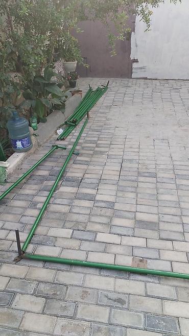 borular: Metall çadır/üst örtük karkası - Material: qalın divarlı metal — 3