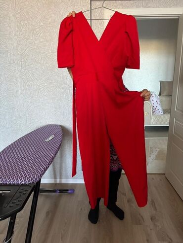 женские велюровые халаты: Tulum, One size, rəng - Qırmızı