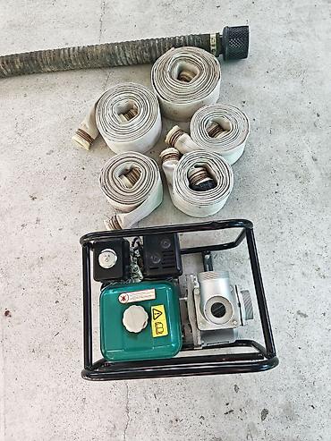 xalçaların satışı: 80 mm-lik motopompa su nasosu. Yanacaq növü Ai-92. Çox az istifadə — 4