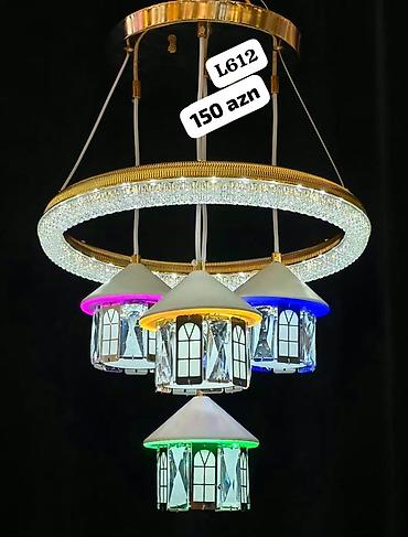 Çilçıraqlar: Çılçıraq, 10 və daha çox lampa, Xrustal — 20