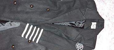 stone island trenerka: Ženski crni kaput u mornarskom stilu - Kroj: strukiran, dužina do — 4