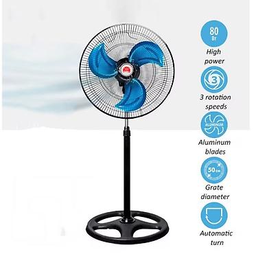 vintilyatır: Sərinkeş Ventilyator Changli Crown 100W 45sm 3sürətli . ❄️ Sərinlik — 2