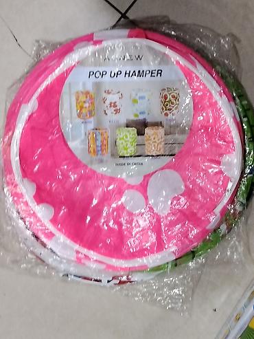 Корзины для вещей: Складная корзина для игрушек Pop-Up Hamper - Легкая и компактная — 2