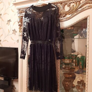 48 razmer don: Коктейльное платье, Миди, XL (EU 42)
