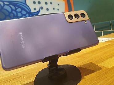 ufs: Samsung Galaxy S21 5G, Б/у, 256 ГБ, цвет - Фиолетовый, 1 SIM — 1
