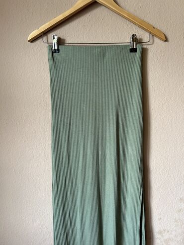 suknja i sako: XS (EU 34), Maksi, bоја - Maslinasto zelena