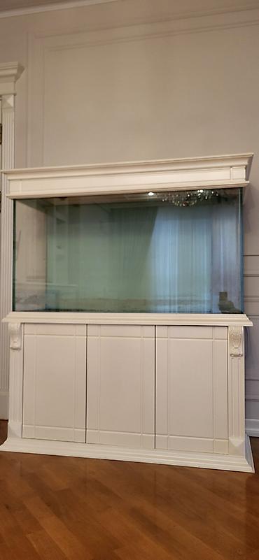 100 l akvarium: Ölçüləri: Uzunluğu 126, hündürlüyü 65, eni 45 — 2