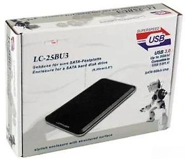 Hard diskovi, eksterni diskovi: LC-Power LC-25BU3 – eksterno kućište za 2.5" SATA HDD/SSD - Za — 6