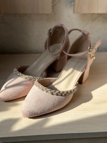 обувь на лето: Туфли AIMEINI, 38, цвет - Розовый