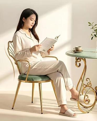 table study: Стол и стул для зала, Новый, Платная доставка, цвет - Золотой — 2