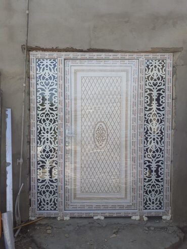 Plastik qapılar: Plastik Naxışlı Hamam Qapıları Plastik aluminium qapı pəncərə — 23