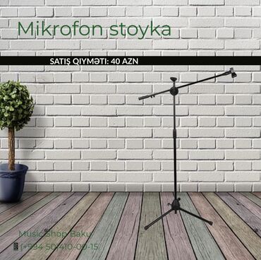 микрофон купить в баку: Mikrofon stoyka Satış qiyməti: 40 azn 🚚Çatdırılma xidməti mövcuddur