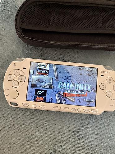 pes 5: Sony PSP-3000, ağ rəng (UMD sürücülü, PSP loqolu arxa qapaq). Portativ — 6