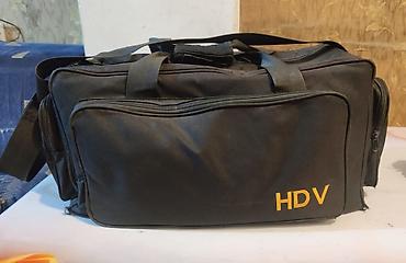 krosnu aparatı hd: Sony HDV video kamera, bir neçə batareya və qoruyucu çanta ilə təklif — 7