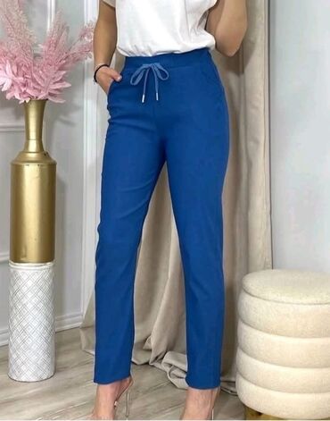 ledzend pantalone: XL (EU 42), 2XL (EU 44), 3XL (EU 46), High rise, Straight