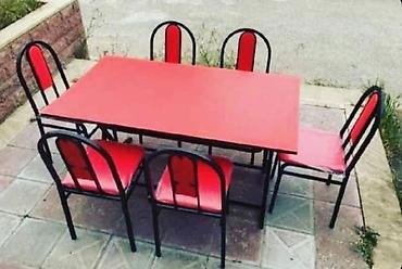 Masa və oturacaq dəstləri: Mətbəx üçün, Yeni, Açılan, Dördbucaq masa, 4 stul — 19