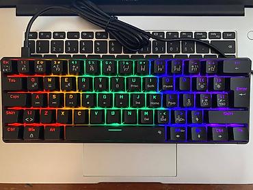mini kompyuter: Qara Rəngli və RGB İşıqlı Mexaniki Klaviatura ✅ Blue Switch✅ 100% — 2
