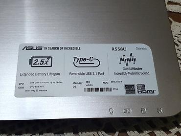 elektronska: Prodajem ispravan,malo koristen laptop, ASUS VIVOBOOK R558U,panel 15.6 — 3