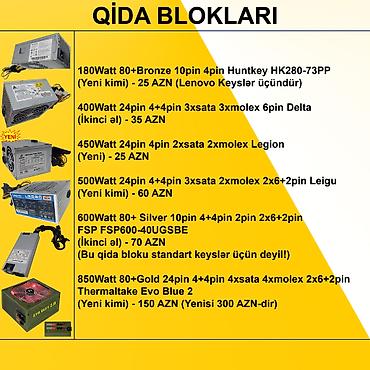 Qida blokları: Qida Blokları SAYLA ALANA VƏ USTALARA TOPDAN QİYMƏTLƏ VERİLİR! — 2