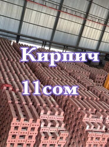 Строительный кирпич: Пустотелый, дырчатый, Жженый кирпич, 250x120x90