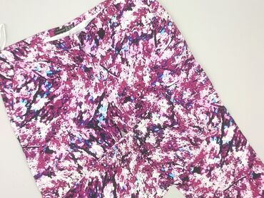 woskowane spodnie z wysokim stanem h m: Atmosphere, Material trousers for women, size L (EU 40)