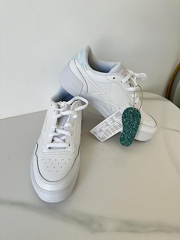 кеды reebok: Кроссовки, 35, Reebok, Новый, цвет - Белый, Самовывоз — 2