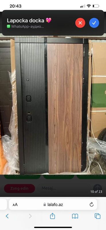 Giriş qapıları: Blok üçün Yeni Giriş qapısı 100x210 sm Çərçivə ilə, Zəmanətli, Ödənişli quraşdırma, Pulsuz çatdırılma — 24